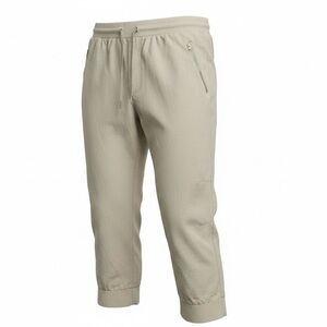 Athleta Women's Plus Size Trekkie North Jogger Pants Ecru Tan Stretch Ankle - 18